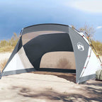 Vidaxl strandtent 274x178x170 148 cm 185t polyester grijs