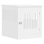 Vidaxl hondenbench 64,5x80x71 cm bewerkt hout wit