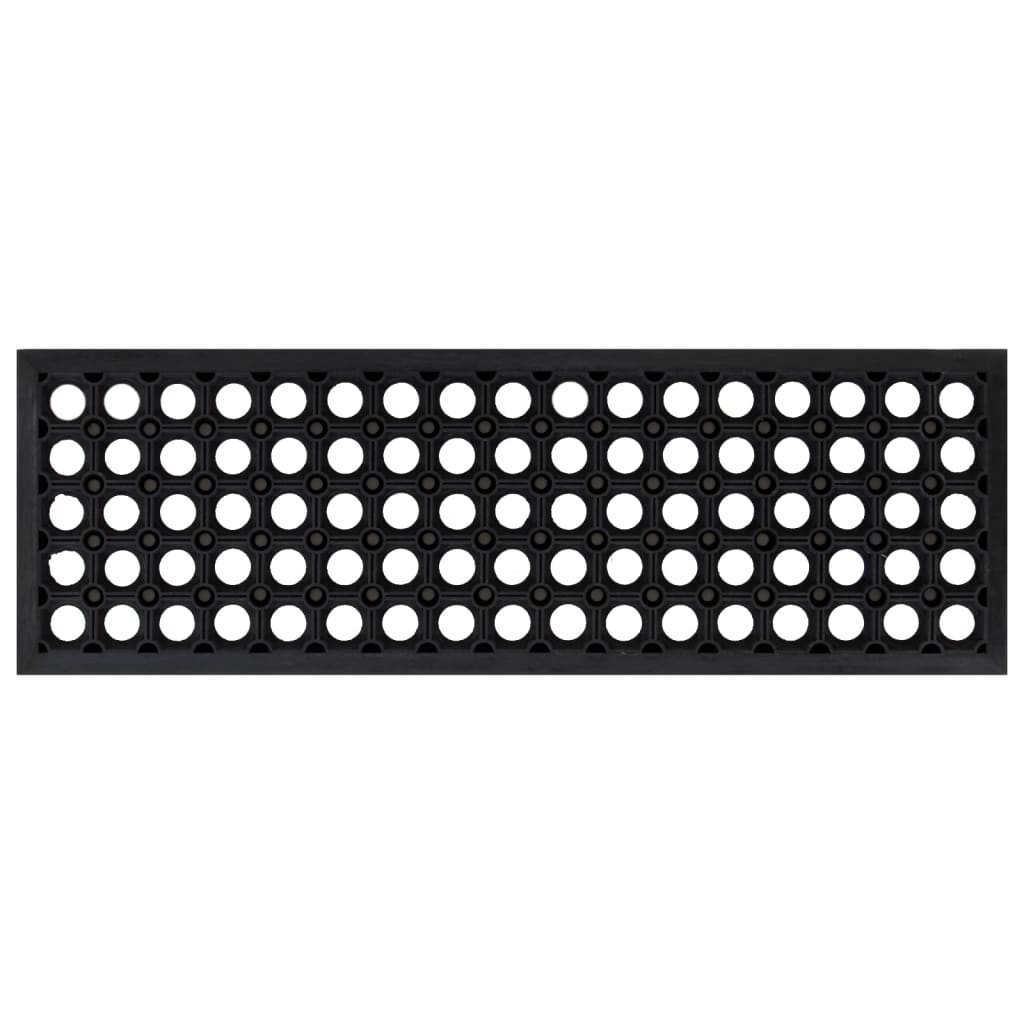Vidaxl trapmatten 5 st 25x75 cm rubber
