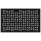 Vidaxl deurmat rechthoekig 45x75 cm rubber
