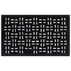 Vidaxl deurmat rechthoekig 45x75 cm rubber
