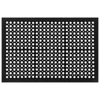 Vidaxl deurmat rechthoekig 60x90 cm rubber