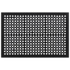 Vidaxl deurmat rechthoekig 60x90 cm rubber