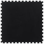 Vidaxl rubbertegel 12 mm 100x100 cm zwart