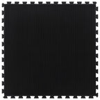 Vidaxl rubbertegel 12 mm 100x100 cm zwart