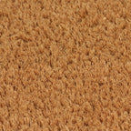 VidaXL Deurmat 100x200 cm getufte kokosvezel naturel