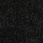 VidaXL Deurmat 100x200 cm getufte kokosvezel zwart
