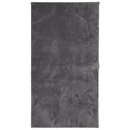 Vidaxl vloerkleed huarte laagpolig zacht wasbaar 60x110 cm antraciet