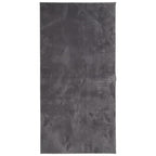 Vidaxl vloerkleed huarte laagpolig zacht wasbaar 100x200 cm antraciet