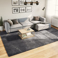 Vidaxl vloerkleed huarte laagpolig zacht wasbaar 240x340 cm antraciet