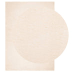 Vidaxl vloerkleed huarte laagpolig zacht wasbaar 240x340 cm beige