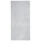 Vidaxl vloerkleed huarte laagpolig zacht wasbaar 100x200 cm grijs