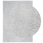 Vidaxl vloerkleed huarte laagpolig zacht wasbaar 120x170 cm grijs