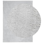 Vidaxl vloerkleed huarte laagpolig zacht wasbaar 160x230 cm grijs