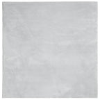 Vidaxl vloerkleed huarte laagpolig zacht wasbaar 240x240 cm grijs