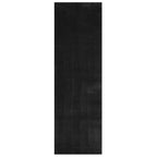 Vidaxl vloerkleed huarte laagpolig zacht wasbaar 80x250 cm zwart