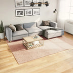Vidaxl vloerkleed huarte laagpolig zacht wasbaar 200x280 cm roze