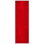Vidaxl vloerkleed huarte laagpolig zacht wasbaar 80x250 cm rood