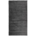 Vidaxl vloerkleed pamplona shaggy hoogpolig modern 80x150 cm antraciet