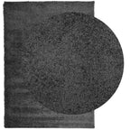 Vidaxl vloerkleed pamplona shaggy hoogpolig 200x280 cm antraciet