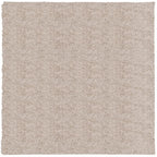 Vidaxl vloerkleed pamplona shaggy hoogpolig modern 120x120 cm beige