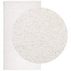 Vidaxl vloerkleed pamplona shaggy hoogpolig modern 60x110 cm crème
