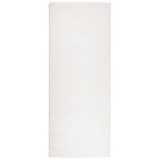 Vidaxl vloerkleed pamplona shaggy hoogpolig modern 80x200 cm crème