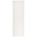 Vidaxl vloerkleed pamplona shaggy hoogpolig modern 80x250 cm crème