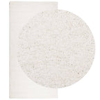 Vidaxl vloerkleed pamplona shaggy hoogpolig modern 100x200 cm crème