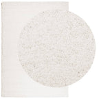 Vidaxl vloerkleed pamplona shaggy hoogpolig modern 120x170 cm crème