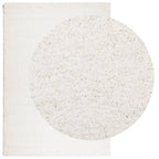 Vidaxl vloerkleed pamplona shaggy hoogpolig modern 160x230 cm crème