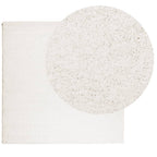 Vidaxl vloerkleed pamplona shaggy hoogpolig modern 200x200 cm crème
