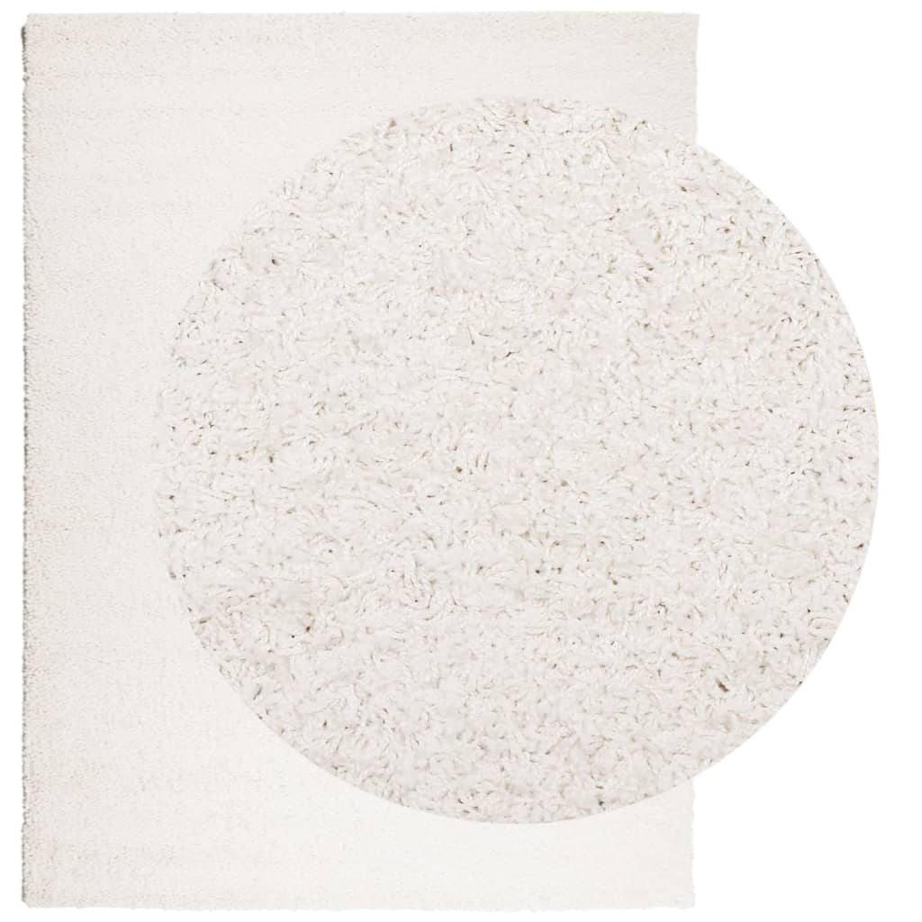 VidaXL Vloerkleed PAMPLONA shaggy hoogpolig modern 300x400 cm crème