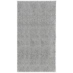 Vidaxl vloerkleed pamplona shaggy hoogpolig modern 80x150 cm grijs