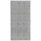 Vidaxl vloerkleed pamplona shaggy hoogpolig modern 100x200 cm grijs