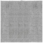 Vidaxl vloerkleed pamplona shaggy hoogpolig modern 160x160 cm grijs