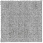 Vidaxl vloerkleed pamplona shaggy hoogpolig modern 240x240 cm grijs
