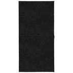 Vidaxl vloerkleed pamplona shaggy hoogpolig modern 100x200 cm zwart