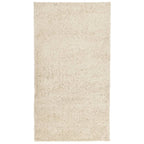 Vidaxl vloerkleed pamplona shaggy hoogpolig modern 60x110 cm goudkleur