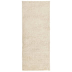 Vidaxl vloerkleed pamplona shaggy hoogpolig modern 80x200 cm goudkleur