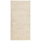 Vidaxl vloerkleed pamplona shaggy hoogpolig modern 100x200 cm goud