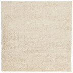 Vidaxl vloerkleed pamplona shaggy hoogpolig modern 120x120 cm goud
