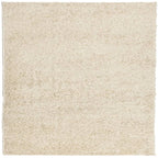 Vidaxl vloerkleed pamplona shaggy hoogpolig modern 160x160 cm goud