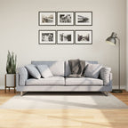 Vidaxl vloerkleed iza laagpolig scandinavisch 120x170 cm crèmekleurig