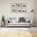 Vidaxl vloerkleed iza laagpolig scandinavisch 160x230 cm crèmekleurig
