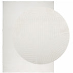 Vidaxl vloerkleed iza laagpolig scandinavisch 240x340 cm crèmekleurig