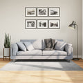 Vidaxl vloerkleed iza laagpolig scandinavisch 120x170 cm grijs