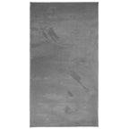 Vidaxl vloerkleed oviedo laagpolig 60x110 cm antracietkleurig