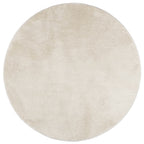 Vidaxl vloerkleed oviedo laagpolig ø 80 cm beige