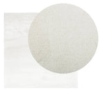 Vidaxl vloerkleed oviedo laagpolig 240x240 cm crèmekleurig